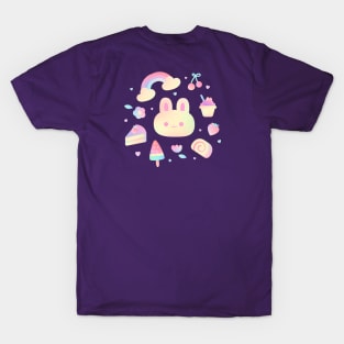 Cute Gradient Bunny T-Shirt